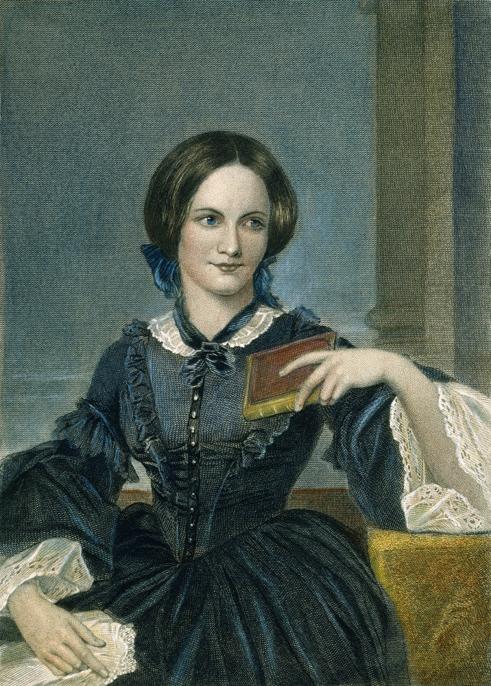 Charlotte Bronte 19th Century Color Engraving Poster Print by Granger Collection