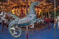 Carousel Dragon Horse Fine Art Print - Multiple Sizes Available