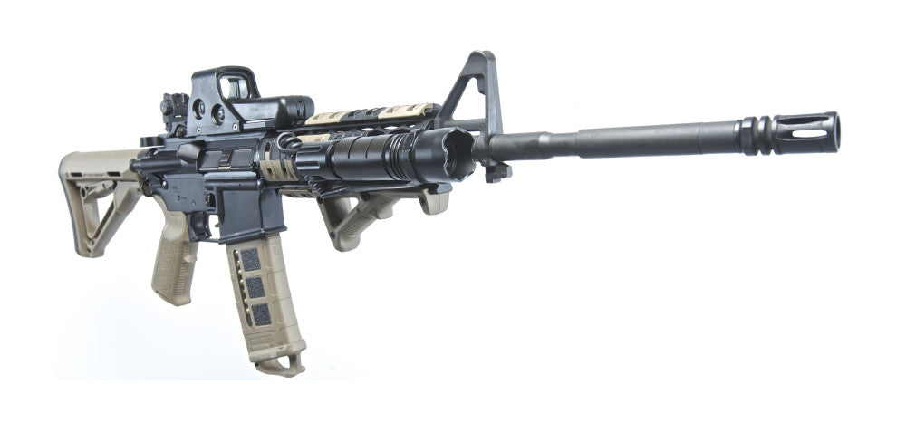 Rock River Arms AR-15 Rifle with Combat Light Poster Print