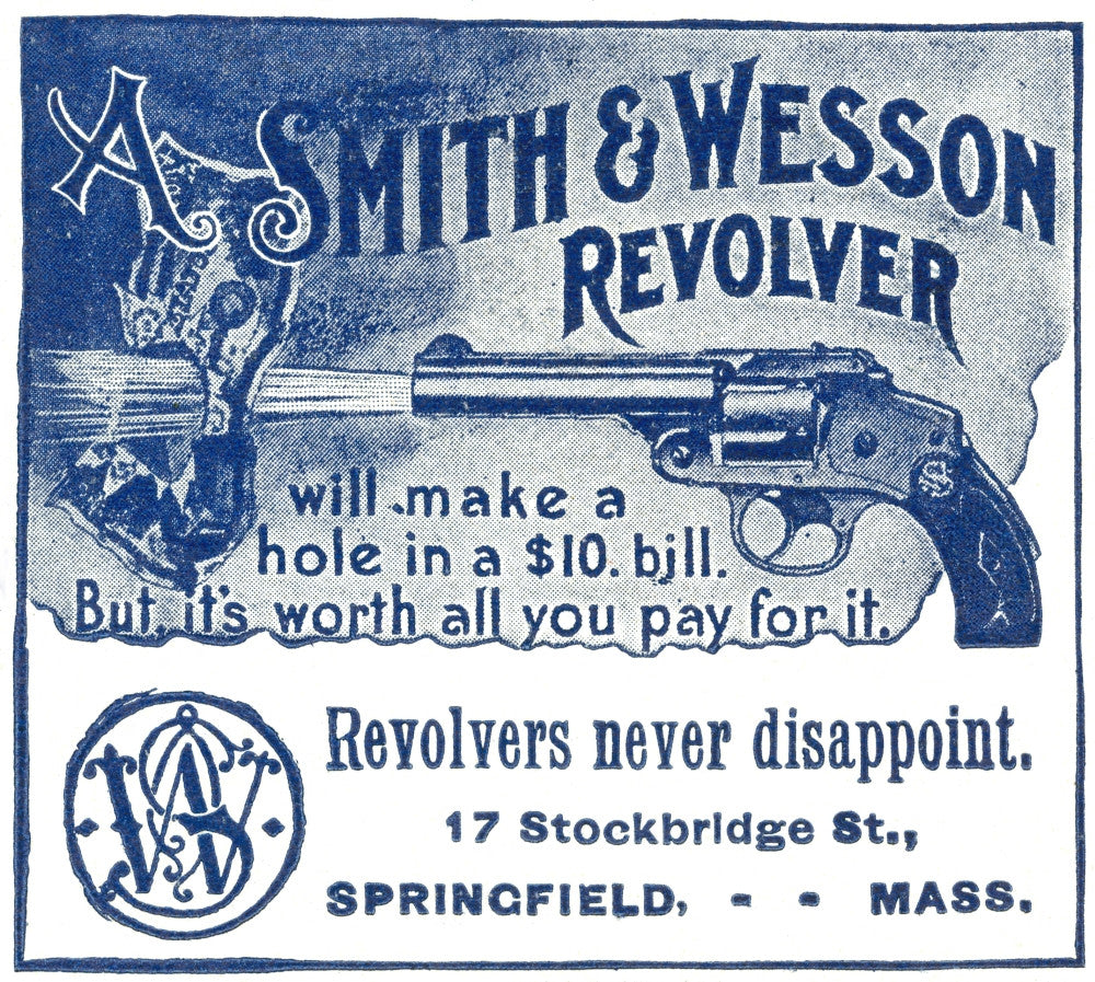 Smith & Wesson 1898 Advertisement Fine Art Print by Granger Collection