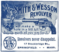 Smith & Wesson 1898 Advertisement Fine Art Print by Granger Collection
