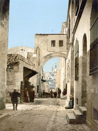 Jerusalem: Via Dolorosa Photochrome Print by Granger Collection
