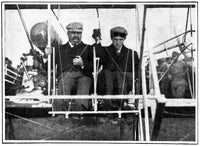 Theodore Roosevelt's Historic Biplane Flight Photograph - 1910