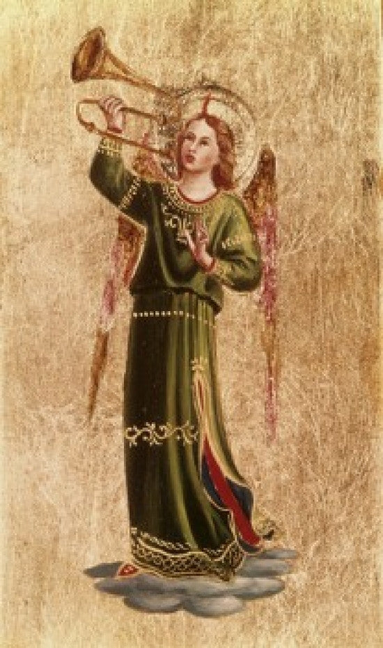 Angel with Trumpet Fine Art Print by Fra Angelico