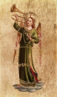 Angel with Trumpet Fine Art Print by Fra Angelico
