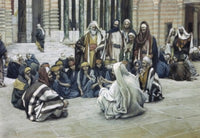 Jesus Speaking to the Treasury Fine Art Print by James Tissot
