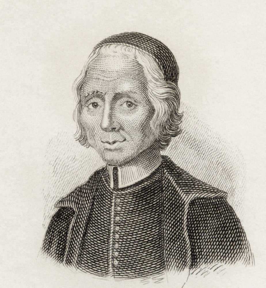 Nicolas Malebranche Historical Fine Art Print from 1825