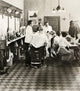 Barber Shop 1920 American Fine Art Print by Granger Collection