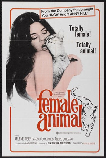 Female Animal Movie Poster - 11x17 Print