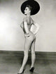 Mitzi Gaynor One Piece with High Gloves and Black Hat Photo Print