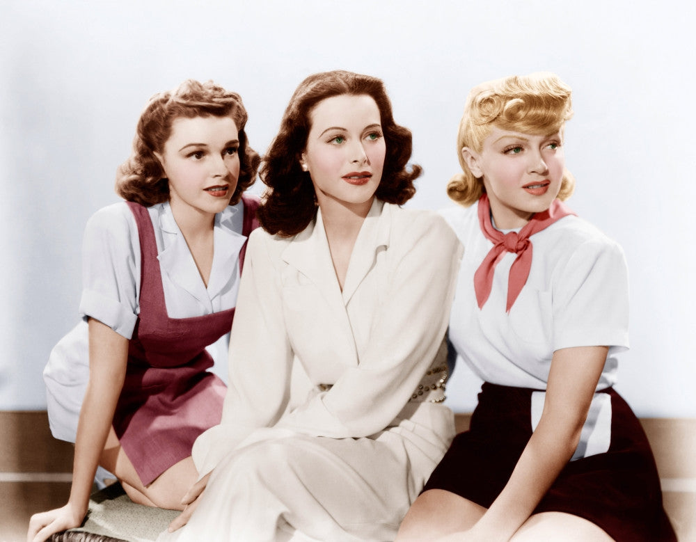 Ziegfeld Girl Photo Print Featuring Judy Garland, Hedy Lamarr, and Lana Turner (1941)