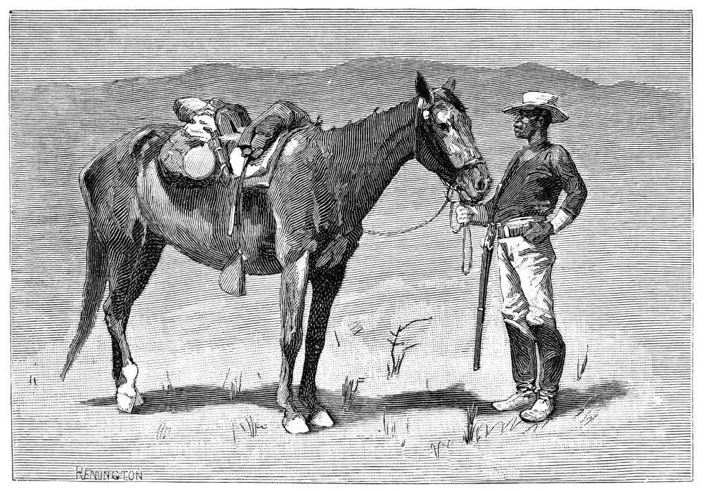 Buffalo Soldiers of the 10th Cavalry Fine Art Print - Remington