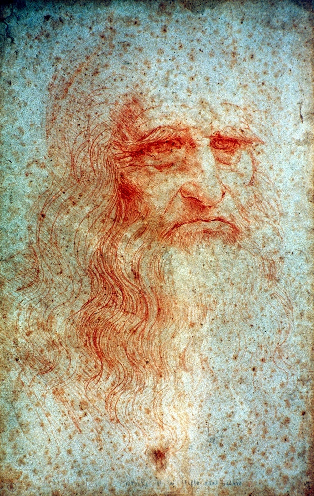 Leonardo Da Vinci Self-Portrait Fine Art Print by Granger Collection