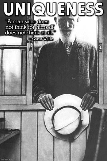 A Man Who Does Not Think for Himself Fine Art Print by Wilbur Pierce