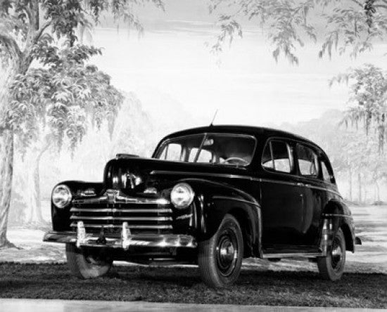 1946 Ford Super Deluxe Fine Art Print - Classic Car Poster