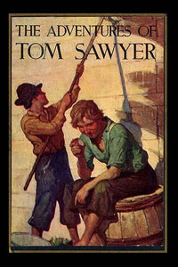 Mark Twain Adventures Book Cover Fine Art Print