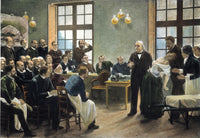 Jean Charcot's Teaching Clinic Fine Art Print by Pierre André Brouillet