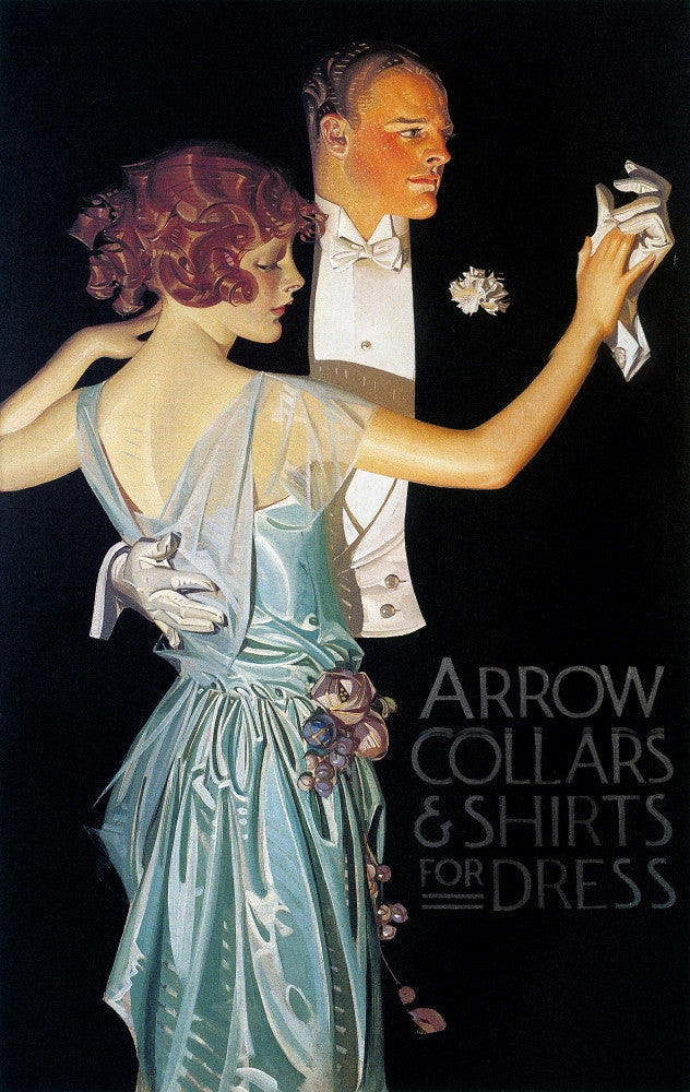 Arrow Shirt Collar Advertisement Print (1923) by J.C. Leyendecker