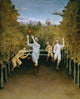 Football Players Fine Art Print by Henri Rousseau - 1908