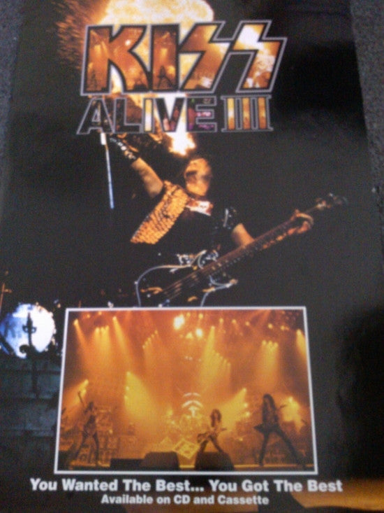 Kiss Alive III Rolled Poster - Perfect for Home or Office
