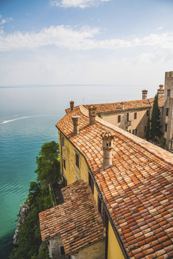 Gulf of Trieste from Duino Castle Fine Art Print by Diana Duzbayeva