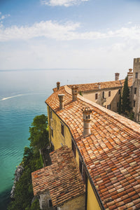 Gulf of Trieste from Duino Castle Fine Art Print by Diana Duzbayeva