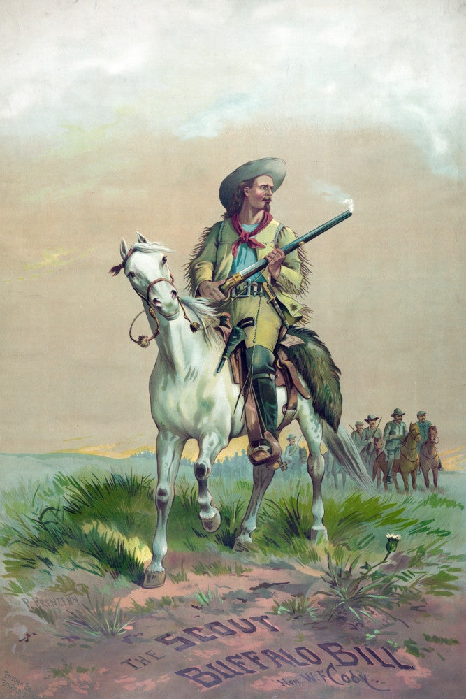 William 'Buffalo Bill' Cody Fine Art Print - American Showman