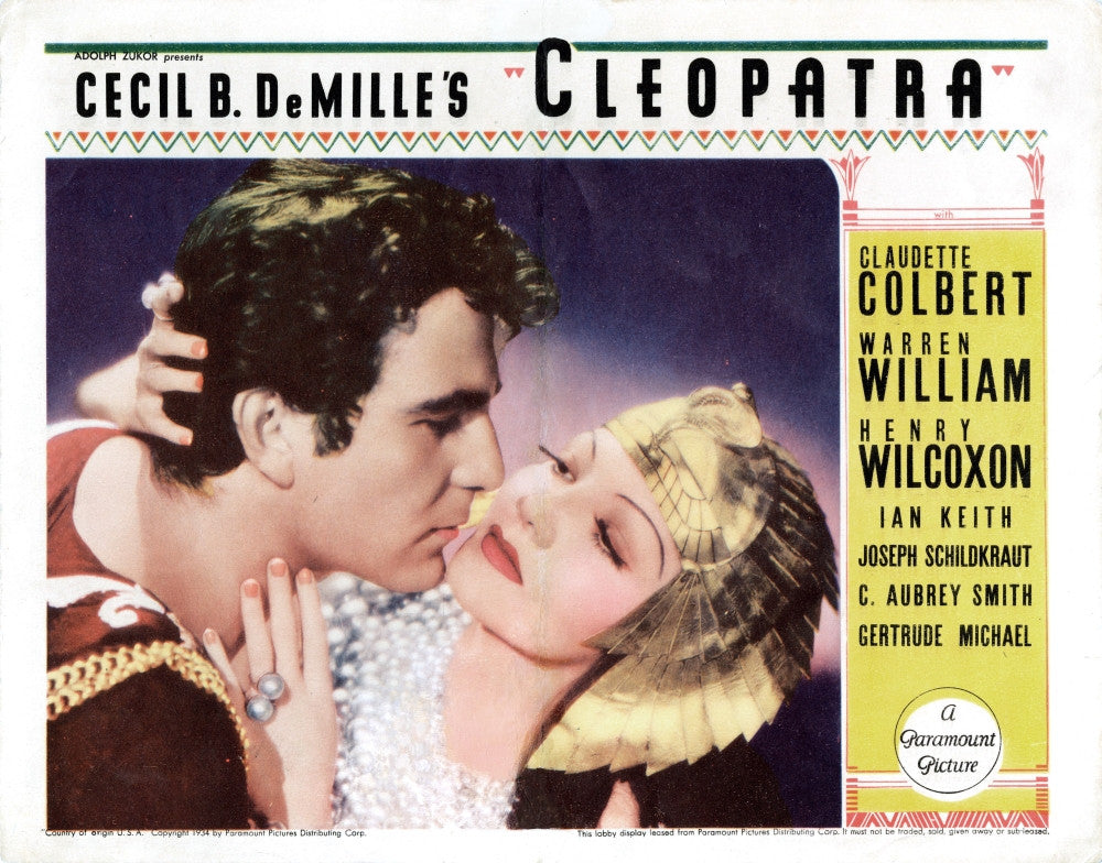 Cleopatra Movie Lobby Card Fine Art Print from 1934