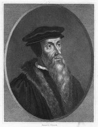 John Calvin Stipple Engraving Fine Art Print - 19th Century