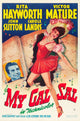 My Gal Sal Movie Poster Art Featuring Victor Mature and Rita Hayworth