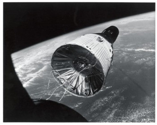 Gemini VII Spacecraft Poster Print - Satellite Orbiting in Space
