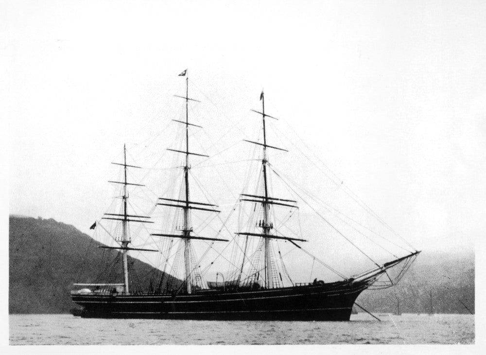 Cutty Sark Under Anchor Fine Art Print by Mary Evans Picture Library