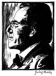 Gustav Mahler Drawing Fine Art Print by Samuel Nisenson