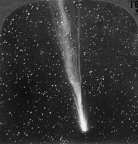Morehouse's Comet Photograph Print from Yerkes Observatory, 1908