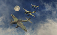 Formation of German Ju 87 Stuka Dive Bombers Fine Art Print by Mark Stevenson