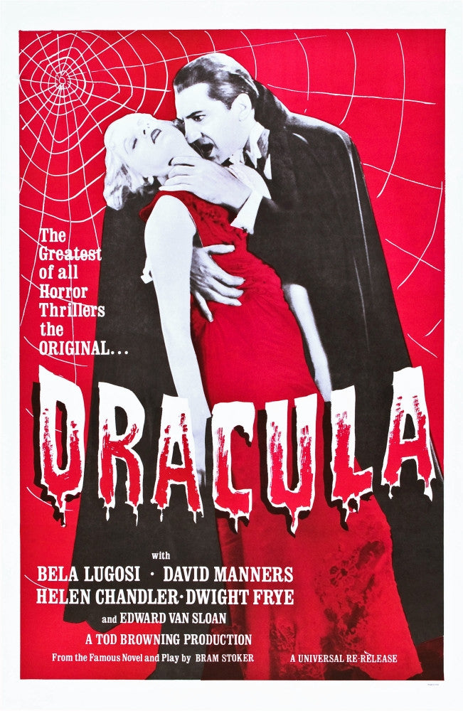 Dracula Movie Poster Fine Art Print - Bela Lugosi Re-Release 1931