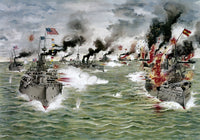 Spanish-American War Battle of Manila Bay Fine Art Print by Granger Collection