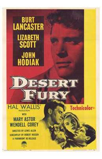 Desert Fury Movie Poster - 11x17 Print