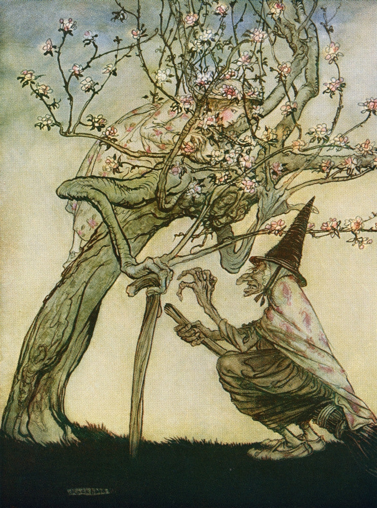 The Two Sisters Illustration Fine Art Print by Hilary Jane Morgan