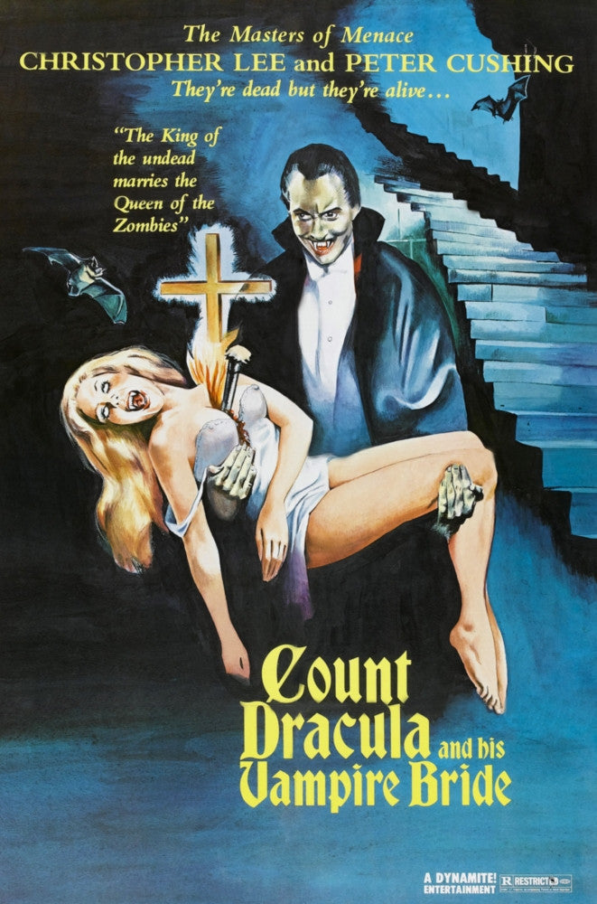 The Satanic Rites of Dracula 1973 Movie Poster Masterprint