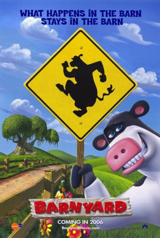 The Barnyard Movie Poster (11x17) - Fun Family Animation Decor