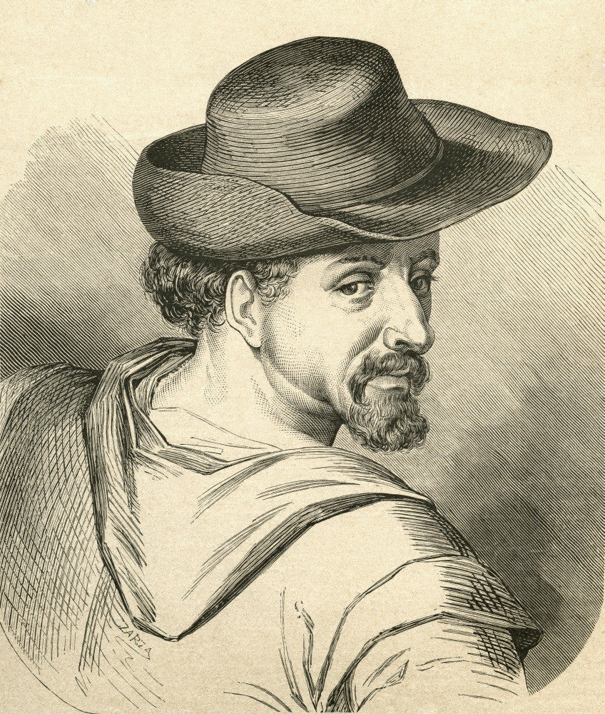 Miguel De Cervantes Saavedra Fine Art Print - 1547
