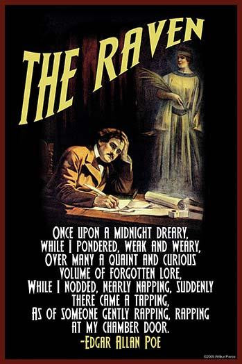 Once Upon a Midnight Dreary Fine Art Print by Edgar Allan Poe