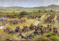 Civil War Gettysburg Fine Art Print - 72nd Pennsylvania Infantry Charge by Paul Philippoteaux