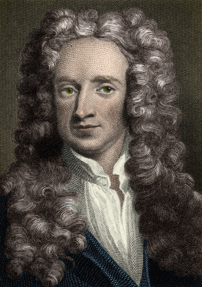 Isaac Newton, English Polymath Fine Art Print - Multiple Sizes