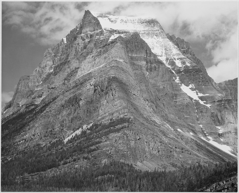 Going-to-the-Sun Mountain Art Print by Ansel Adams