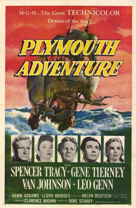 Plymouth Adventure Movie Poster Print - 27 x 40