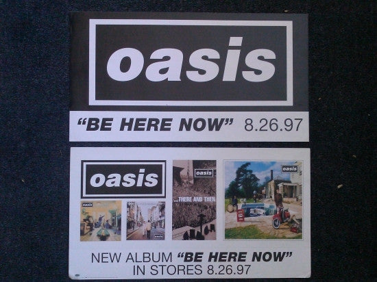 Oasis Be Here Now Poster | Rolled Art Print