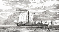 The Paddlesteamer Comet Fine Art Print by Ken Welsh | Posterazzi