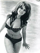 Michele Carey Black and White Polka Dot Bikini Photo Print